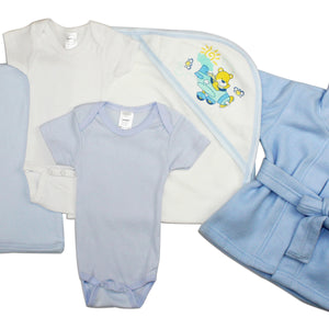 Essential Newborn Baby Boy Bambini 7 Piece Layette Set