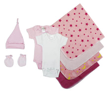 Essential Newborn Baby Girl Bambini 8 Piece Layette Set