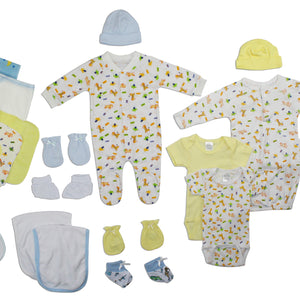 Newborn Baby Boy Bambini 23 Piece Layette Baby Shower Gift Set