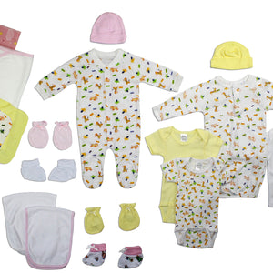 Newborn Baby Girl Bambini 23 Piece Layette Baby Shower Gift Set