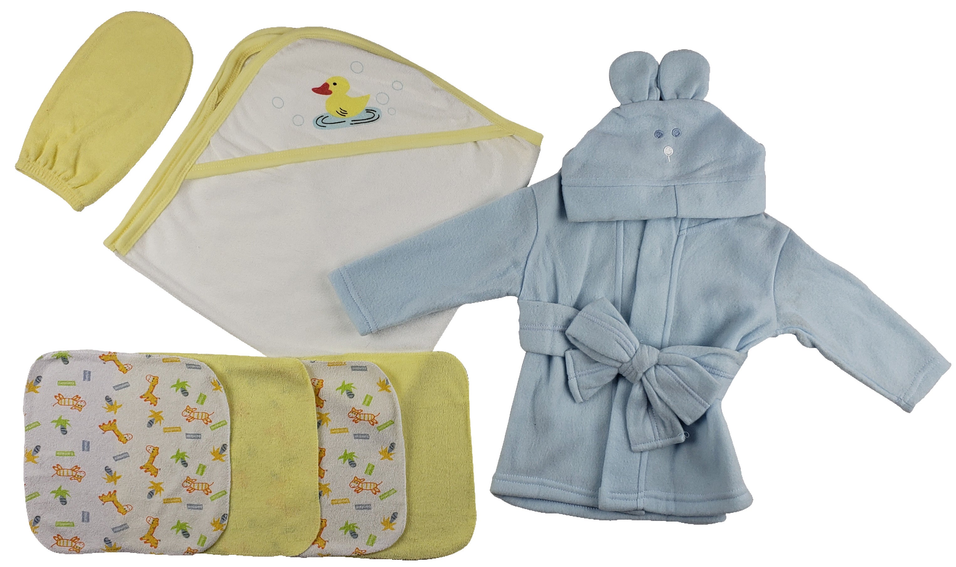 Soft and Cozy Cotton Bambini 7 Piece Bath Set