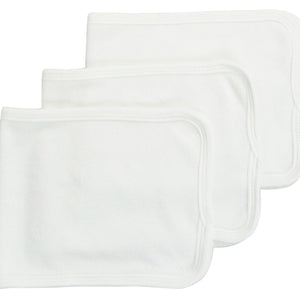 Bambini Baby Burpcloth with White Trim (Pack of 3)