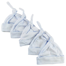 Blue Knotted Bambini Baby Cap (Pack of 5)