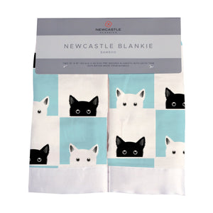 Peek-A-Boo Cats Bamboo Muslin Security Blankie