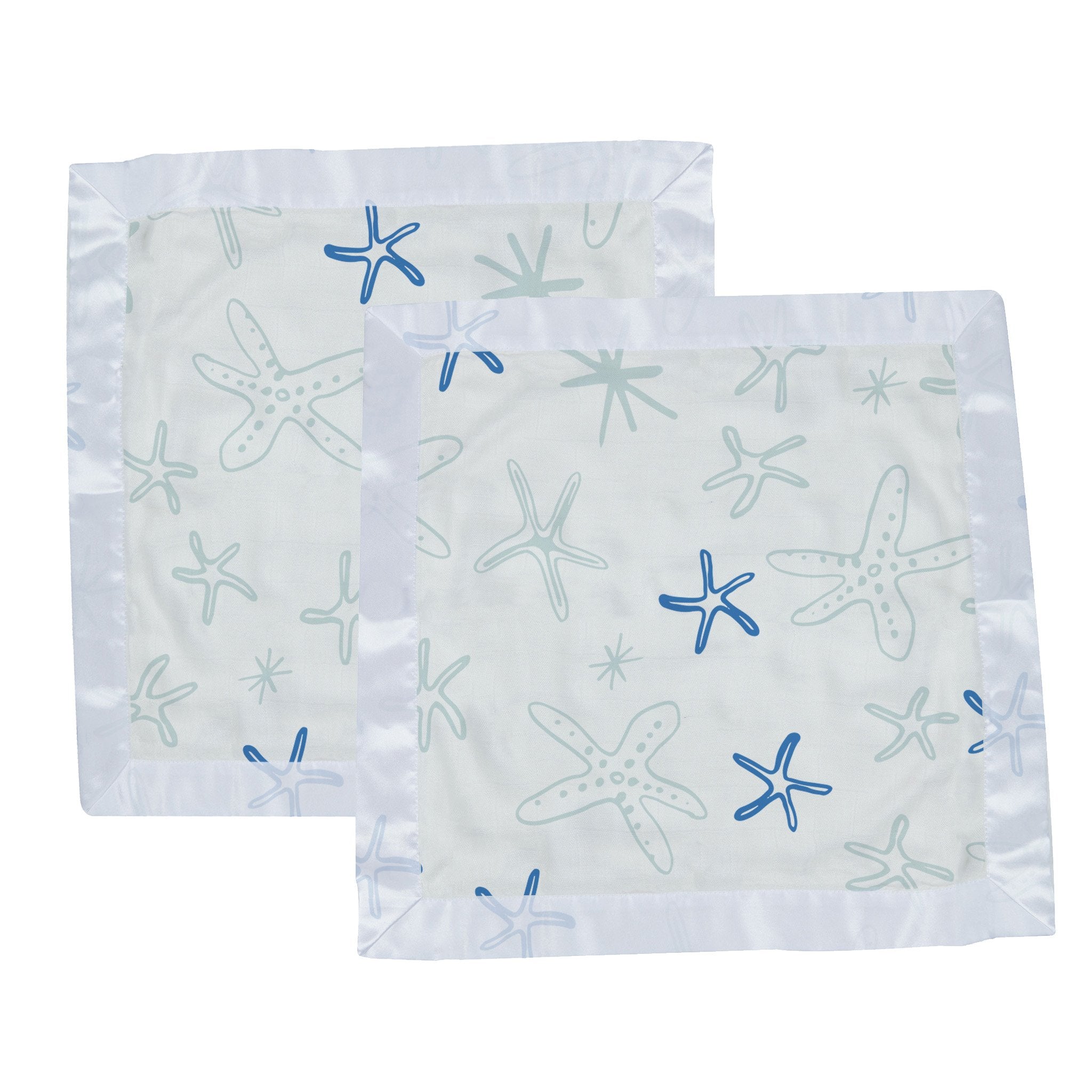 Starfish Cotton Muslin Security Blankie