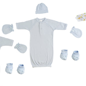 Boys Preemie Sleep-n-Play, Gowns, Caps, Booties and Mittens