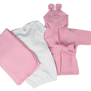 Newborn Baby Girls Bambini 3 Piece Layette Set