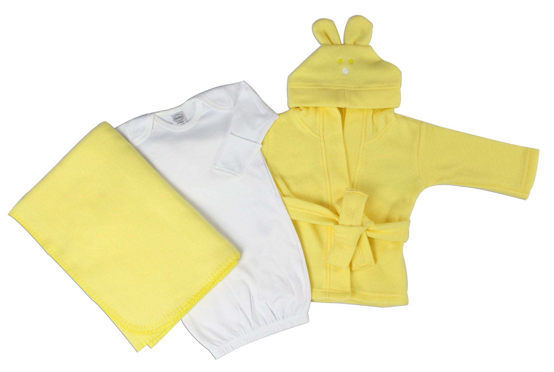 Neutral Newborn Baby Bambini 3 Piece Layette Set