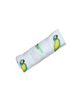Organic Breathable Cotton Parrot Print Baby Swaddle
