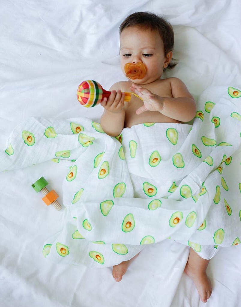 Organic Breathable First Foods Baby Swaddle Set