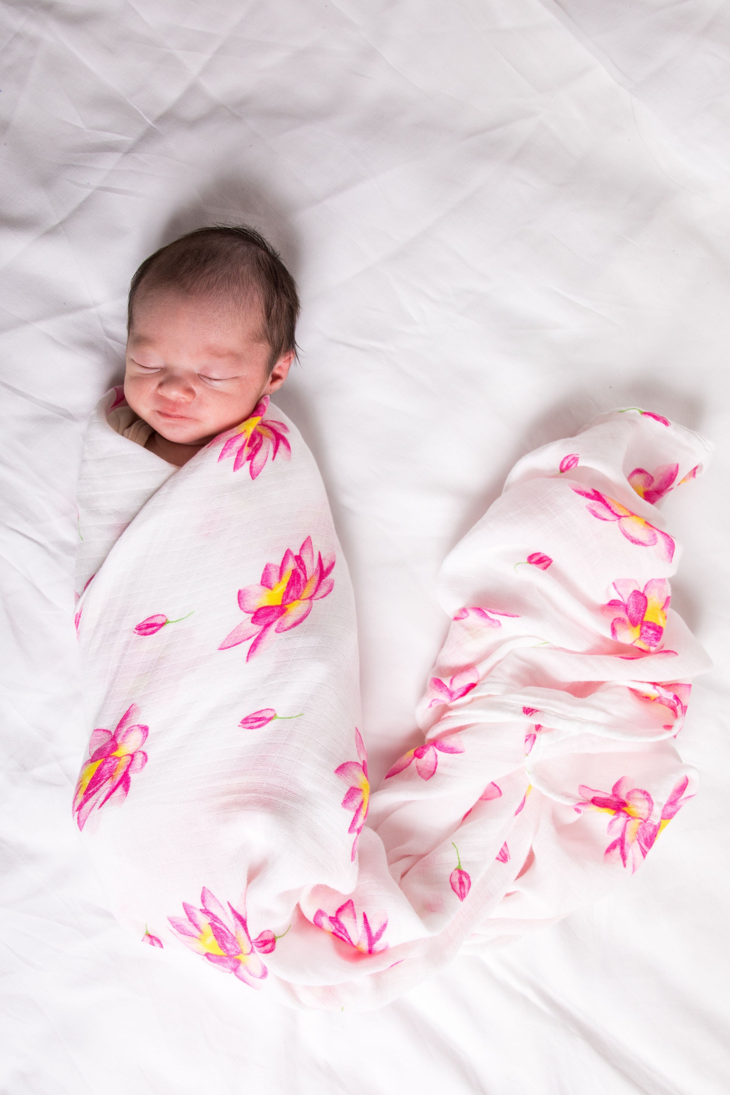 Organic Cotton Breathable Magical Lotus Baby Swaddle