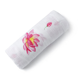 Organic Cotton Breathable Magical Lotus Baby Swaddle