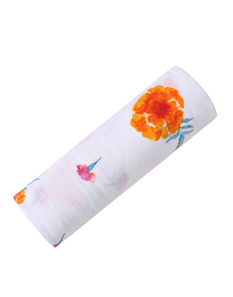Marigold Organic Breathable Cotton Baby Swaddle