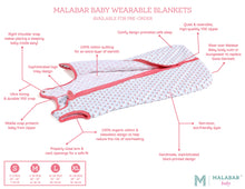 Quilted Miami Handmade Wearable Baby Sleep Bag