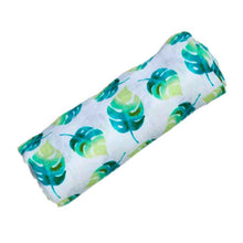 Organic Cotton Leaf Swaddle Baby Wrap