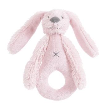 Pink Cute Rabbit Richie Rattle by Happy Horse
