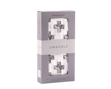 Nordic Stamp Bamboo Muslin Swaddle