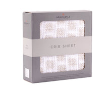 Traveler Dot Cotton Muslin Crib Sheet