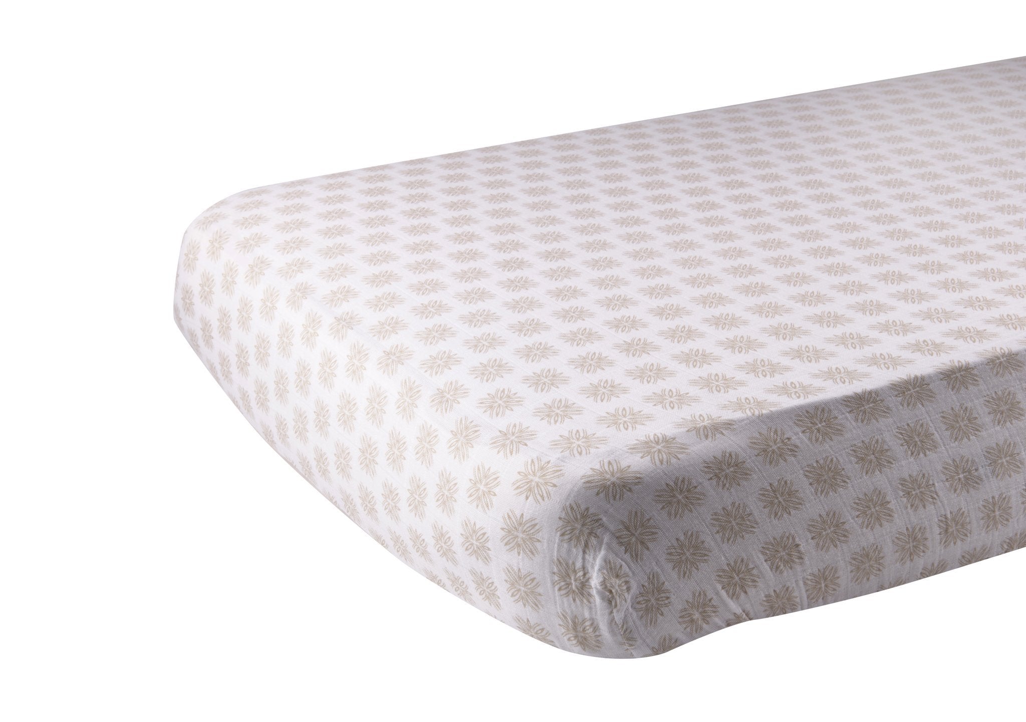 Traveler Dot Cotton Muslin Crib Sheet