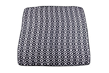 Morrocan Blue And Traveler Dot Cotton Muslin Newcastle Blanket
