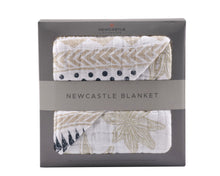 Pyramid Print And Star Anise Cotton Muslin Newcastle Blanket