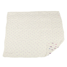Lavender and Watercolor Star Bamboo Muslin Newcastle Blanket