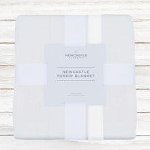 Pure White Cotton Muslin Throw Blanket