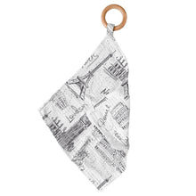 London, Paris, New York Newcastle Bamboo Blankies Baby Teether