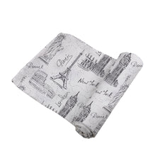 London, Paris, New York Bamboo Muslin Baby Swaddle