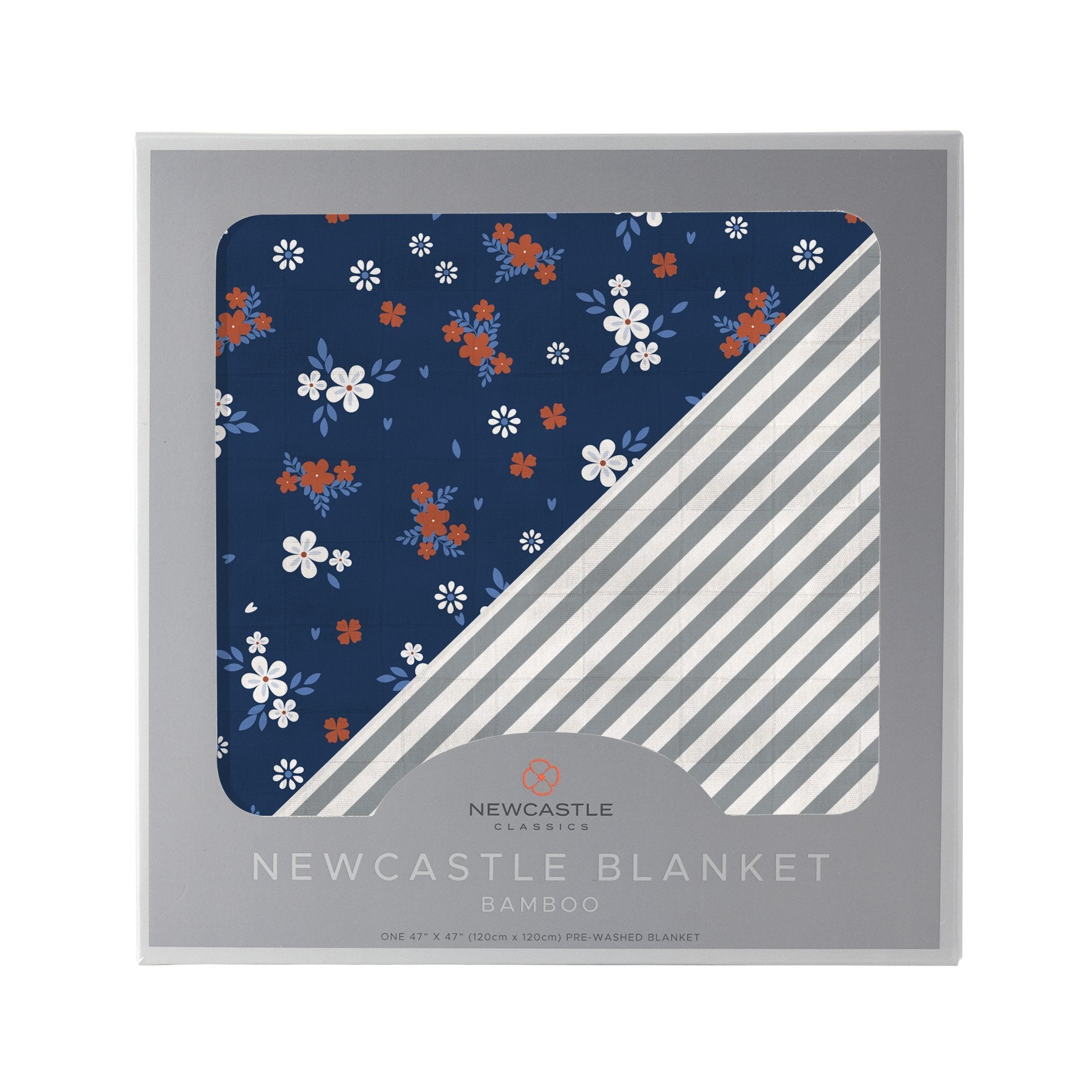 Serenity and Finley Stripe Bamboo Newcastle Infant Blanket