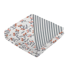 Dahlia Floral & Finley Stripe Bamboo Newcastle Infant Blanket