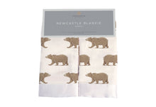 Goodnight Bear Bamboo Muslin Security Baby Blankie
