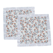 Dahlia Floral Bamboo Muslin Cute Security Baby Blankie