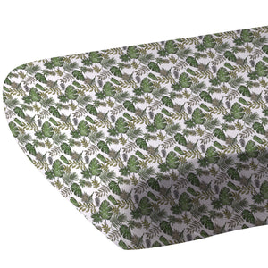 Jurassic Forest Cotton Muslin Crib Sheet