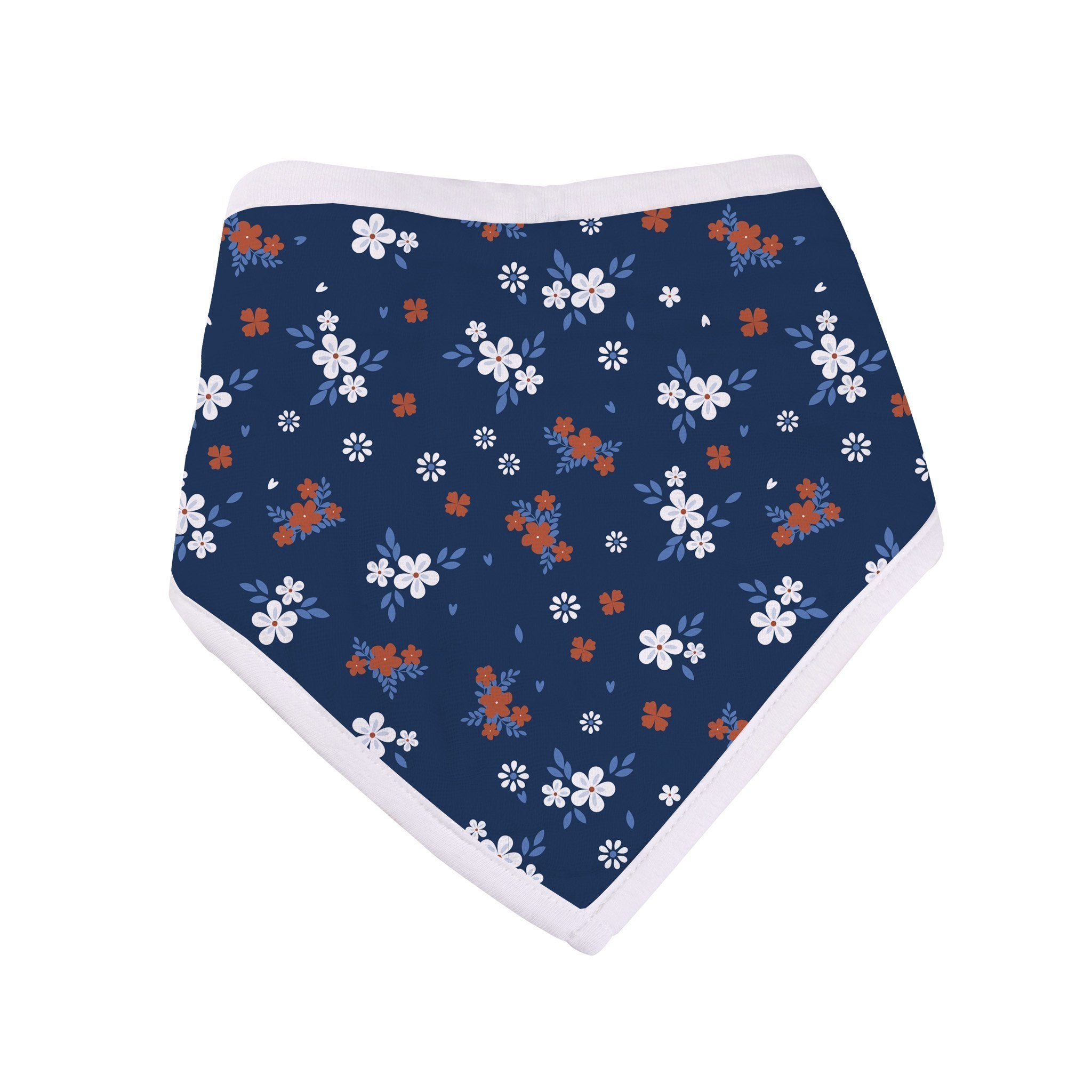 Blooms Bamboo Bandana Bibs 3PK with Two Snap Closure