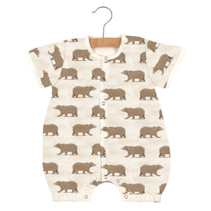 Goodnight Bear Bamboo Newcastle Silhouette Mini Romper