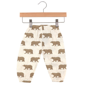 Goodnight Bear Bamboo Elastic Waist Newcastle Mini Pants