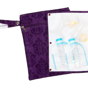 BPA-free Damask Pumparoo Wet & Dry Bag with Staging Mat