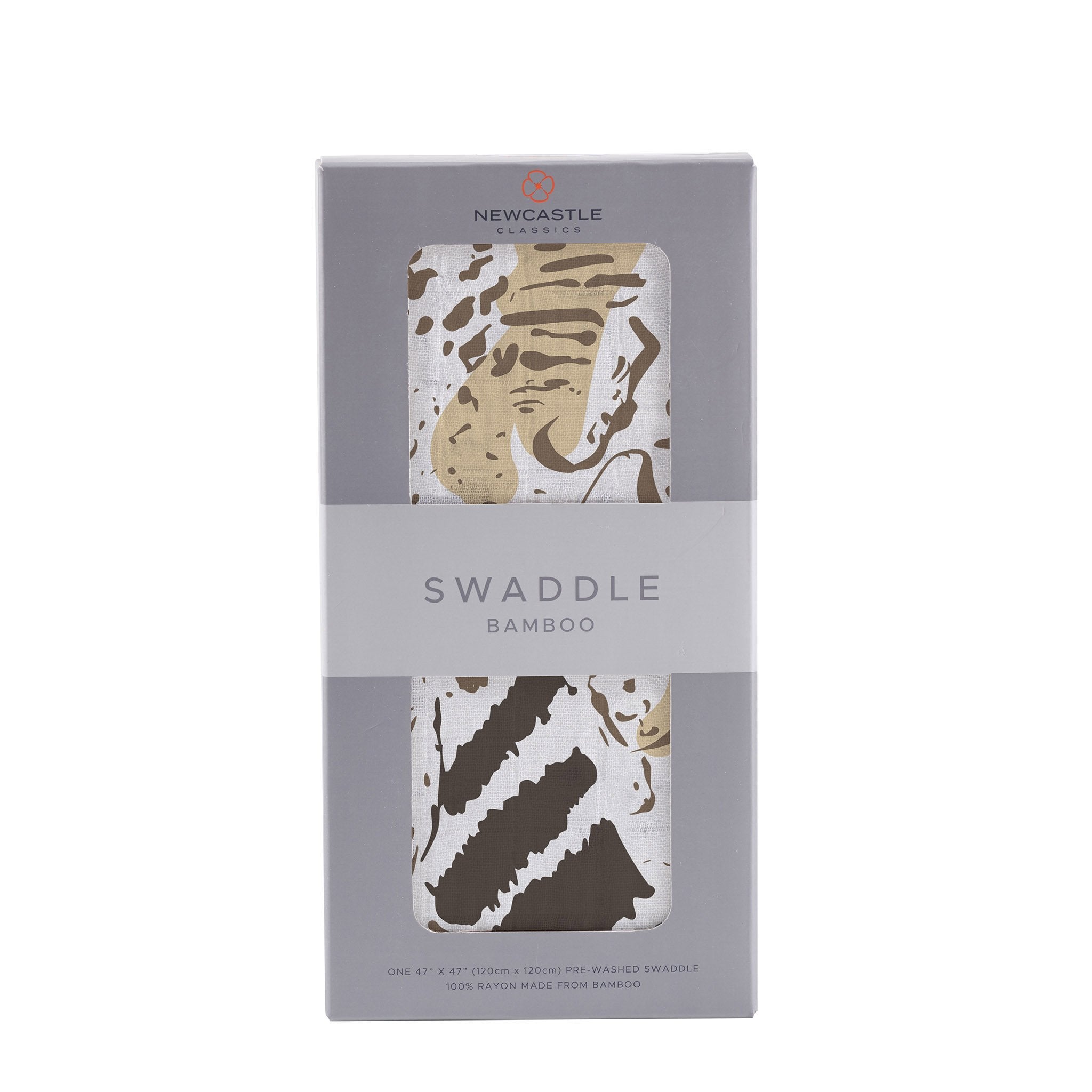 Animal Print Bamboo Swaddle