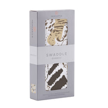 Animal Print Bamboo Swaddle