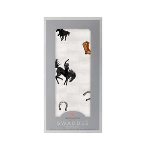 Natural Bamboo Made Cowboys Swaddle