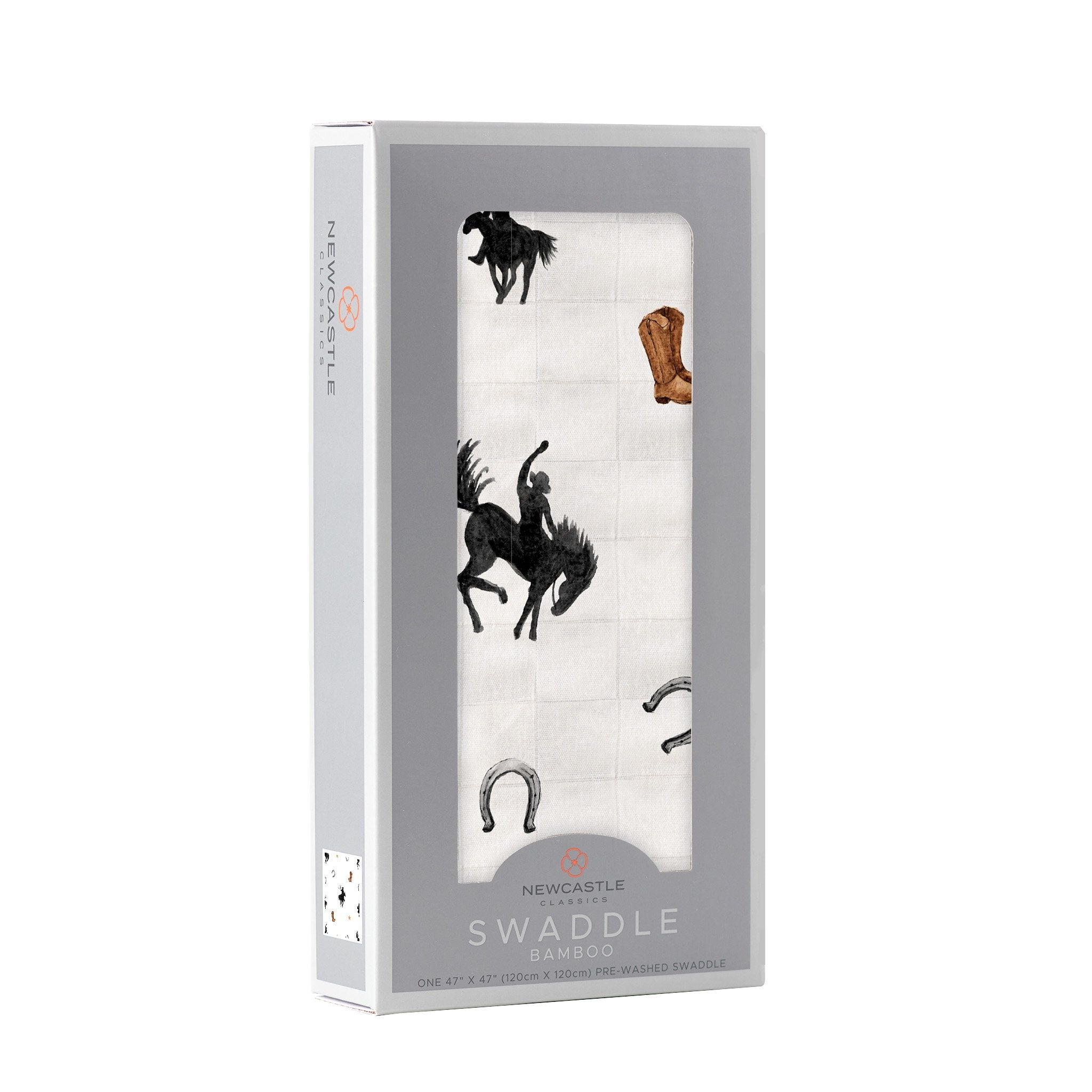 Natural Bamboo Made Cowboys Swaddle