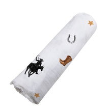 Natural Bamboo Made Cowboys Swaddle