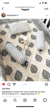 Handcrafted Muslin Bag & Baby Shower Bedding Gift Set