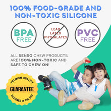 Sensory Brick Chew Necklace with Pencil Topper