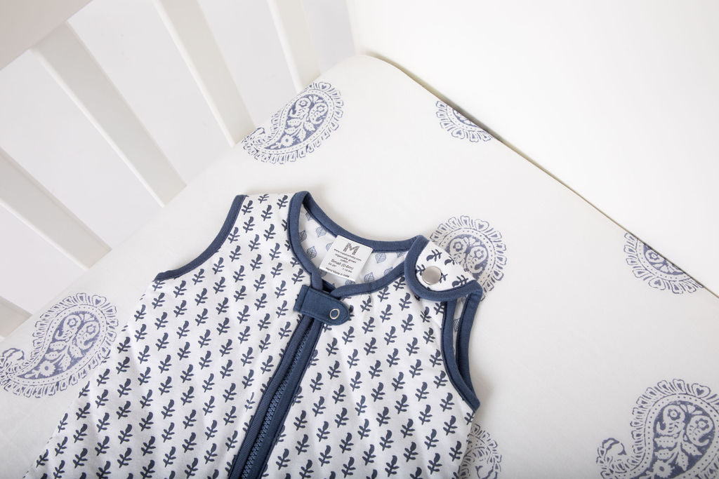 Hand Crafted Cotton Breathable Fort Fitted Baby Crib Sheet