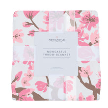 Cherry Blossom Bamboo Muslin Soft Throw Blanket