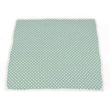 Desert Rose & Jade Polka Dot Cotton Muslin Blanket