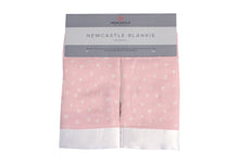 Pink Pearl Polka Dot Bamboo Muslin Newcastle Baby Blankie