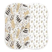 Animal Print and Hungry Giraffe Bamboo Bassinet Sheets